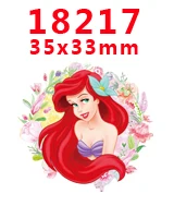 PR-18217 Принадлежности для рукоделия с изображением героев мультфильмов плоские с обратной стороны плоские смолы 30 штук. PR-17991-18249 - Цвет: PR-18217