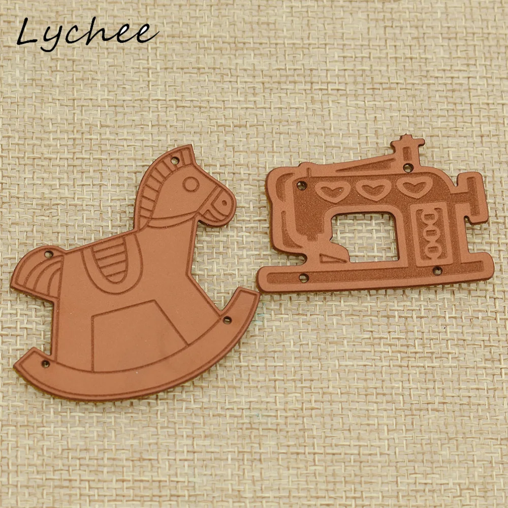 Lychee 20 шт. прекрасная швейная машина трояновая лошадь этикетка сумка для одежды
