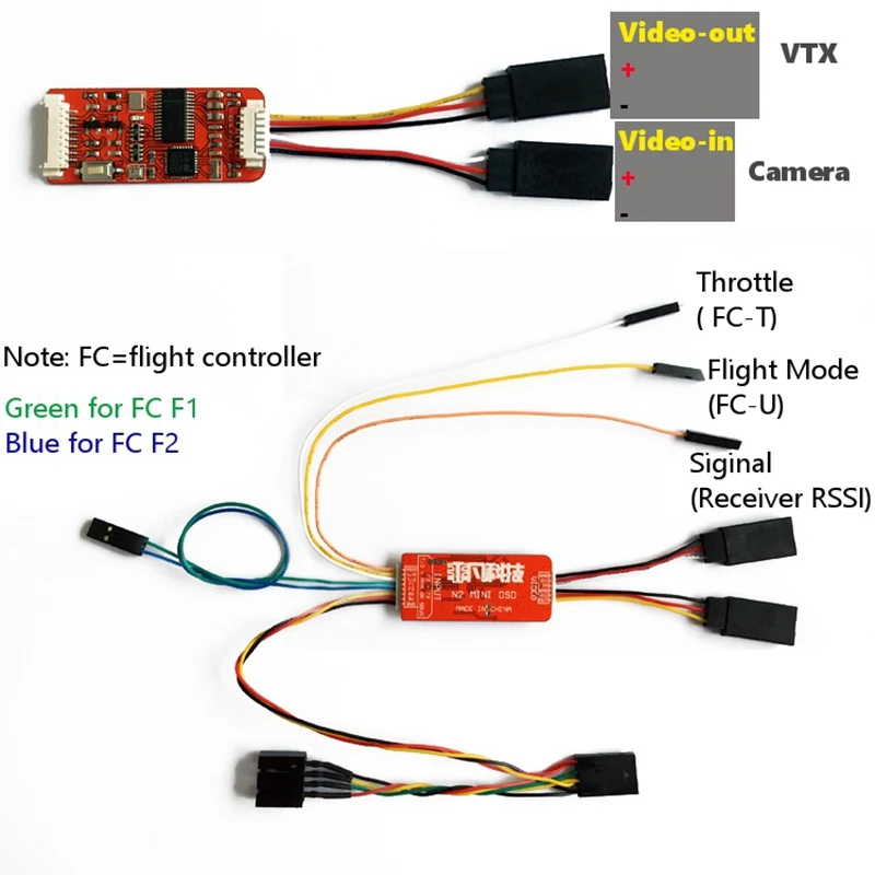 FPV N1 N2 N3 мини OSD для полетного контроллера Phantom 2 NAZA V1 V2 Lite Remzibi gps для FPV RC моделей