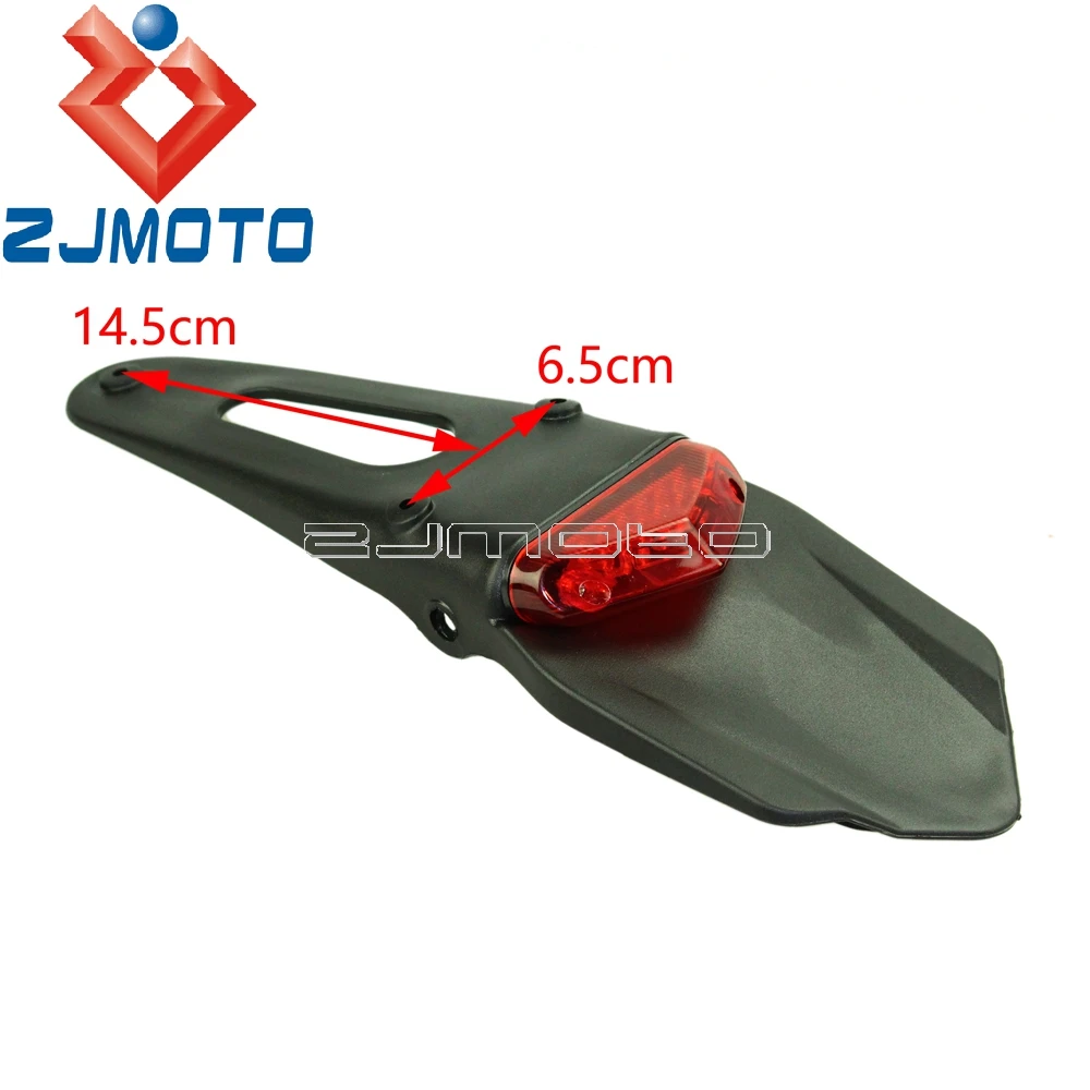 Dirt Bike LED Tailight Универсальный внедорожный мотоцикл Задняя Тормозная Пластина мини
