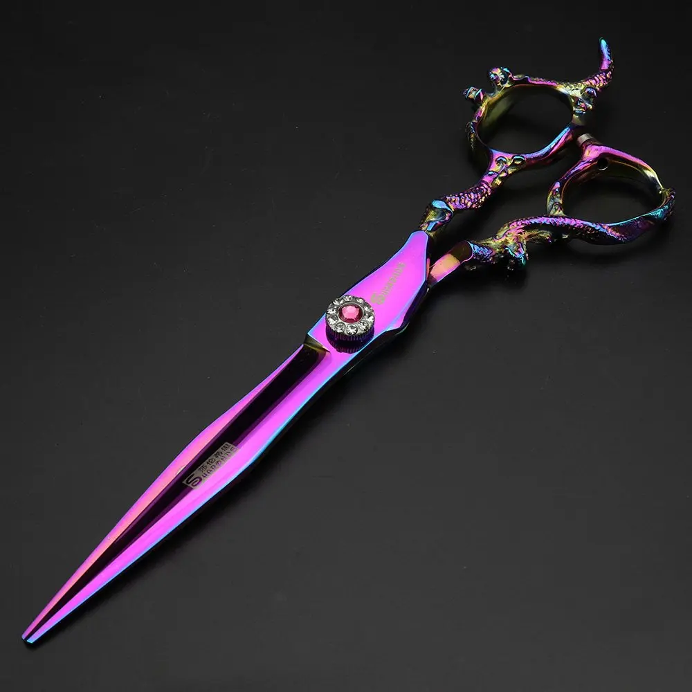 

7.0 inch Black Hair Cutting Scissors Hairdressing Professional Hair Scissors Thinning Shears Salon Barber Scissors