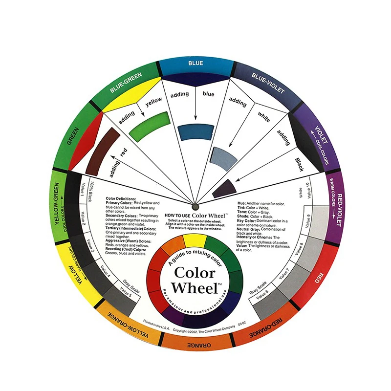 10 комплектов США biotouch микро пигментный цветной колесо руководство по смешиванию