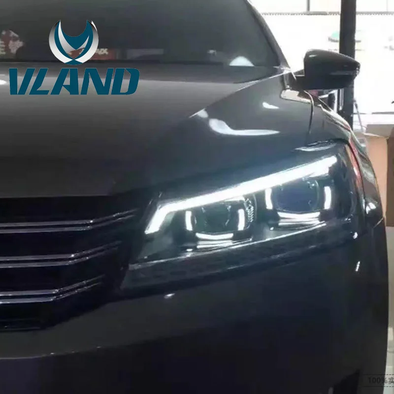 VLAND Заводская Автомобильная головная лампа для Passat B7 2012 2013 2014 2015 светодиодная