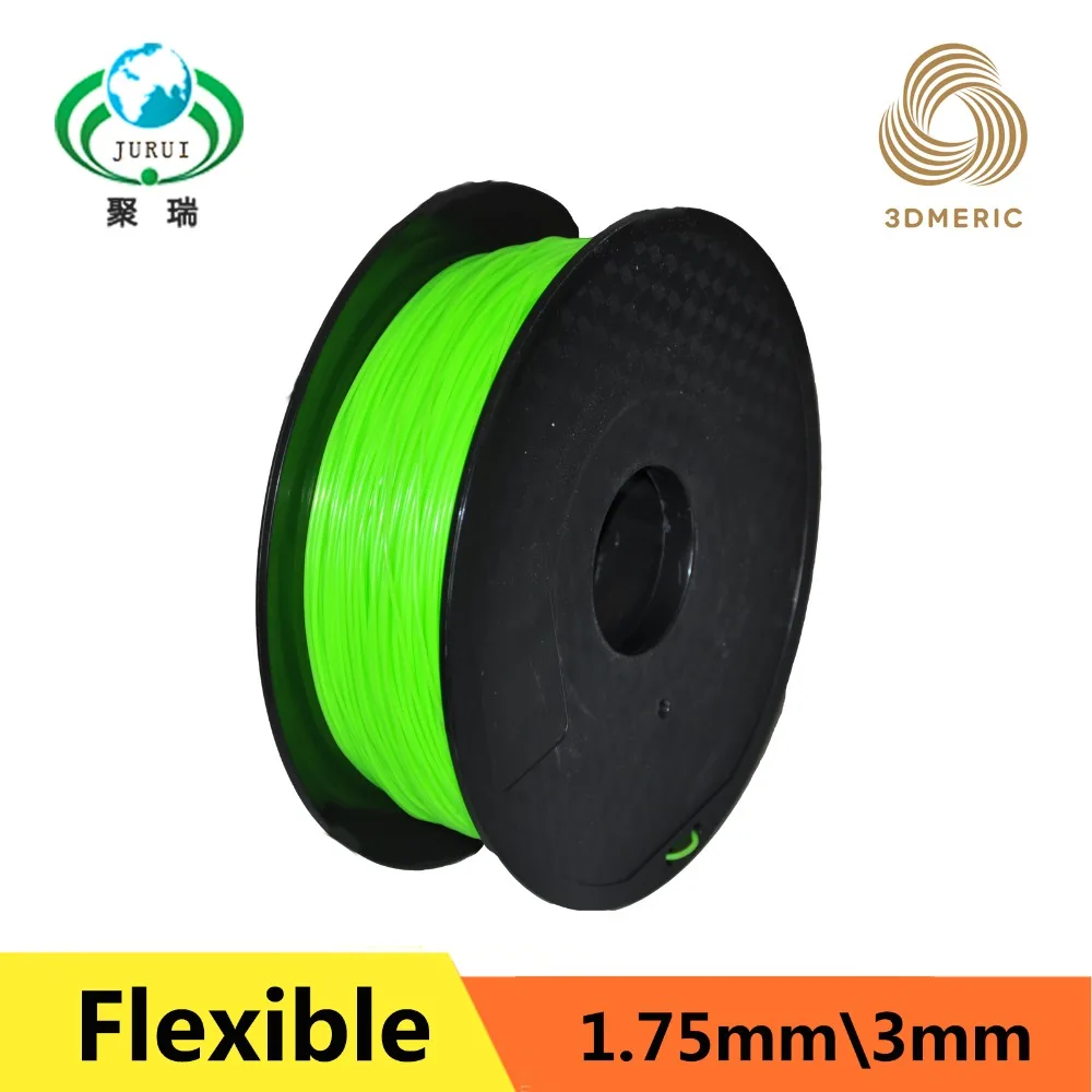 Эластичные мягкие 3D принтеры Muti color 1 75 мм Гибкая нить для MakerBot/RepRap/UP/Mendel|flexible