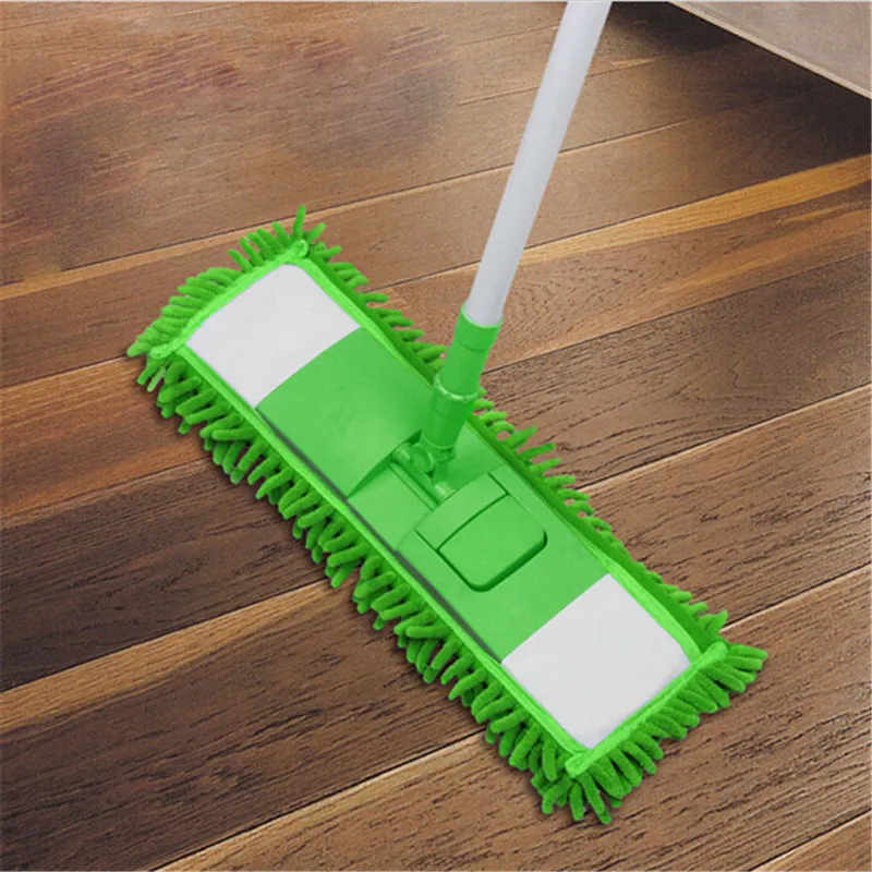 Напольная Складная плоская Швабра кораллового цвета бархат шениль сменная ткань