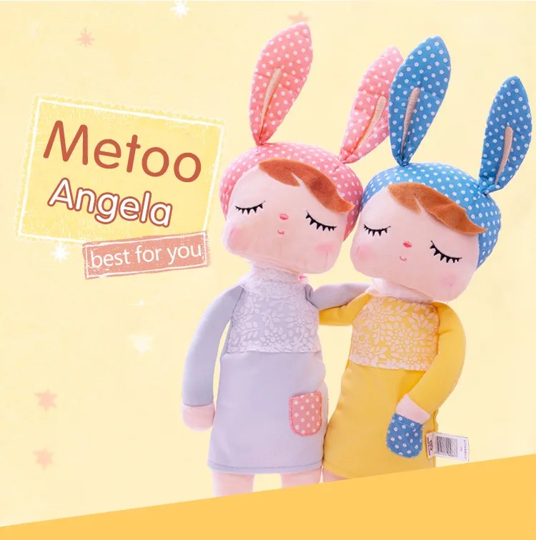 Кукла Metoo& набивные плюшевые игрушки Животные мягкие детские игрушки для девочек для мальчиков подарок на день рождения Горячая ангел кролик "Панда"