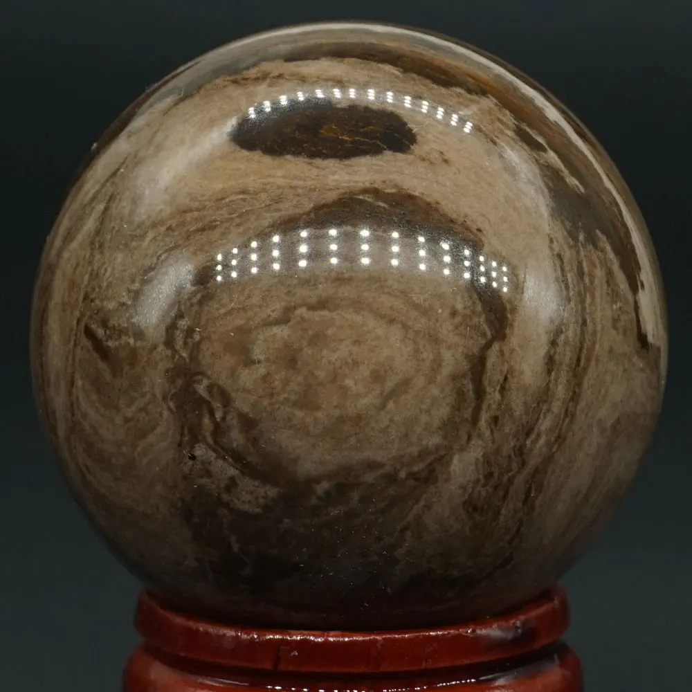 40 мм натуральный драгоценный камень шоколадный яшма хрустальный шар рейки