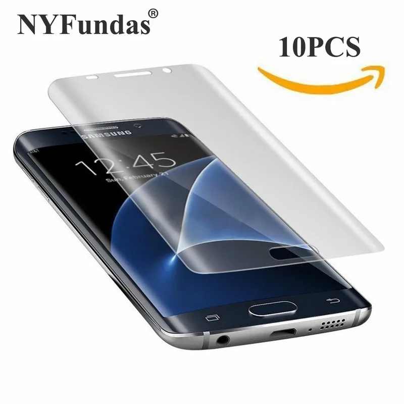 10 шт. изогнутая 3d пленка для Samsung Galaxy S7 Edge S6 S8 Plus S8plus S9|curve screen protector|screen protectorprotector plus