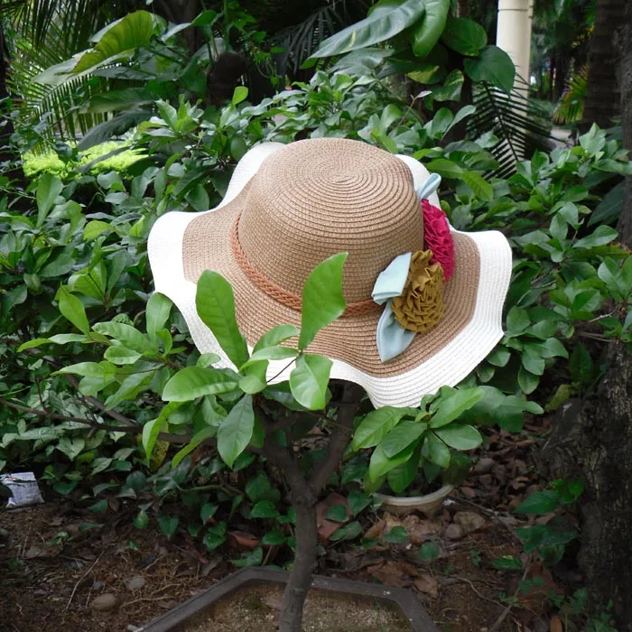 Пляжная Солнцезащитная шляпа сомбреро женские летние шапки для женщин Складная