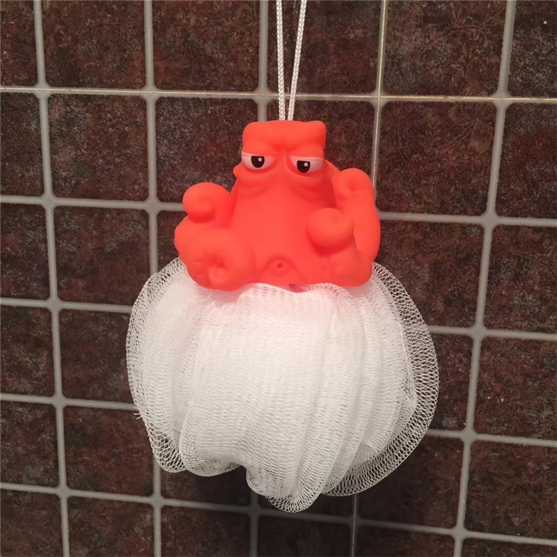 Детские игрушки для ванной мяч животные сетчатые мочалки губки Аксессуары