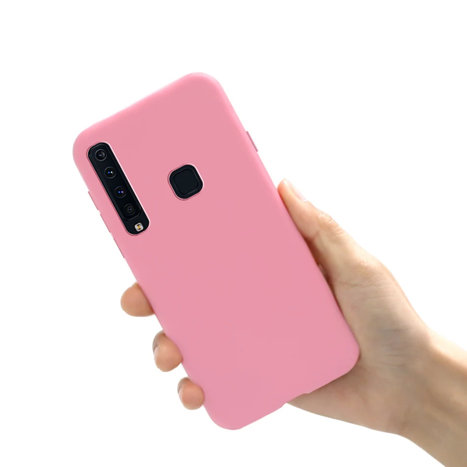 Мягкий силиконовый чехол для Samsung A9 2018 матовый из ТПУ чехол-накладка Galaxy A920F