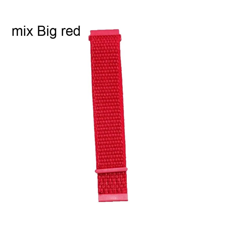 mix Big Red 22 мм браслет ремешок для Xiaomi Amazfit GTR 47 мм Pace Stratos 2 2s ремешок для часов huawei GT Honor Magic Dream Correa для samsung - Цвет: mix Big Red
