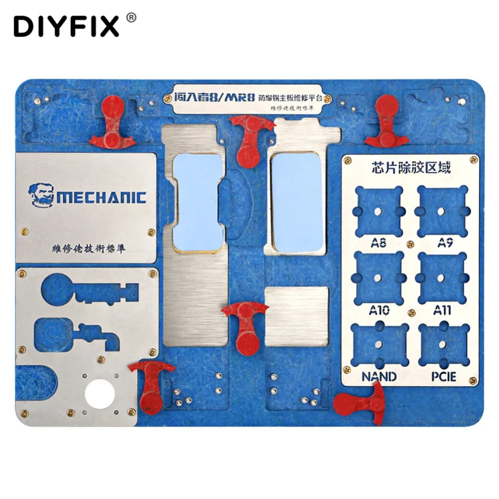 Держатель для материнской платы iPhone 6 8Plus IC Chip NAND Flash A5 A6 A7 A8 A9 A10 A11 CPU Инструменты