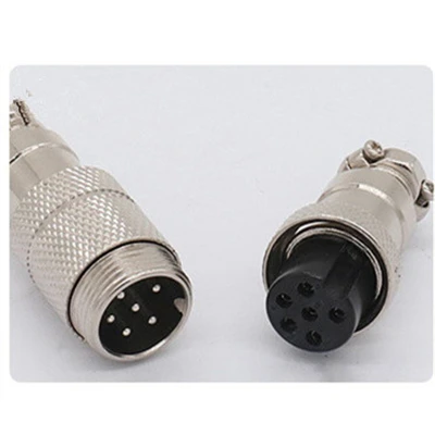 GX16-6D 1 компл. Gx16 Butting авиационный Разъем стыковки Femal& mele 2pin 3pin 4pin 5pin 6pin 7pin 8pin 9pin круговой разъем - Цвет: GX16-6D