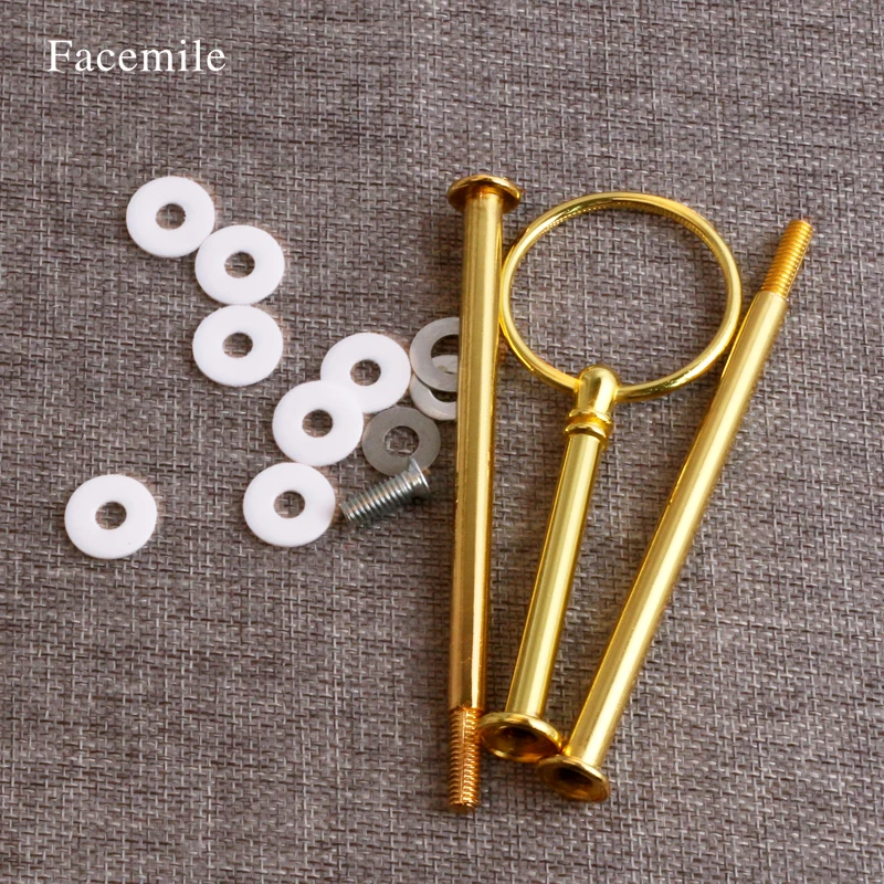 3 уровневая подставка для подарочных тарелок (без тарелки) металлическое