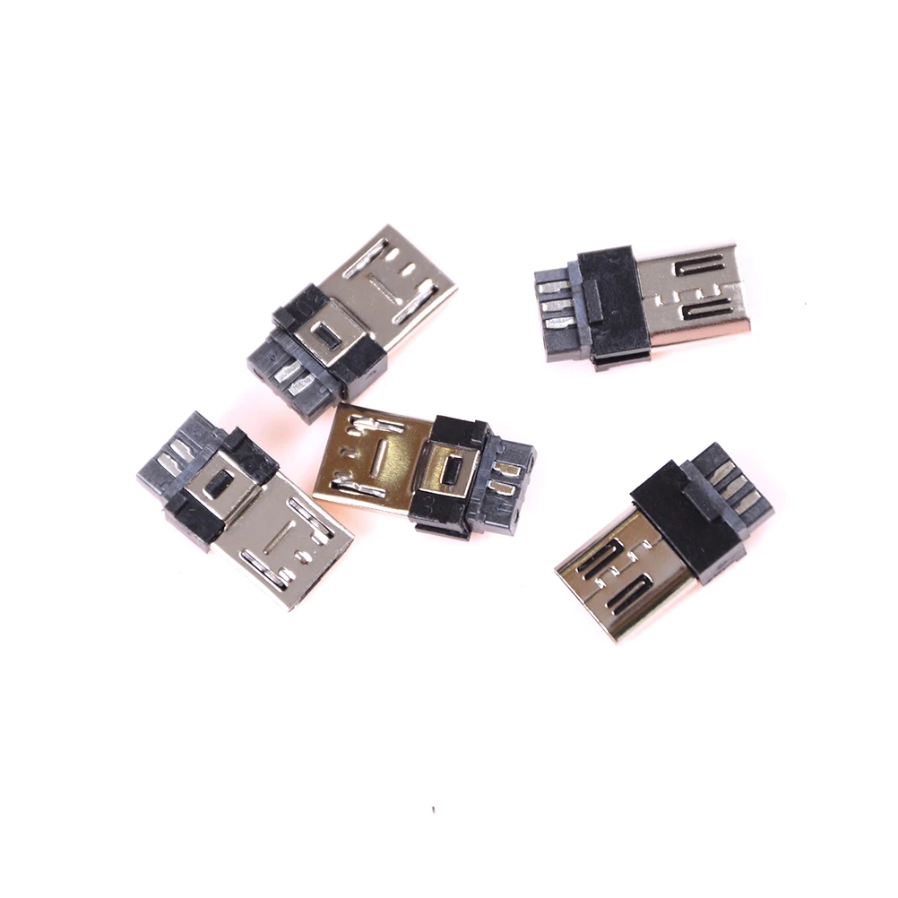 Мини USB 5 Pin T порт штепсельная вилка разъем и пластиковая крышка для телефона