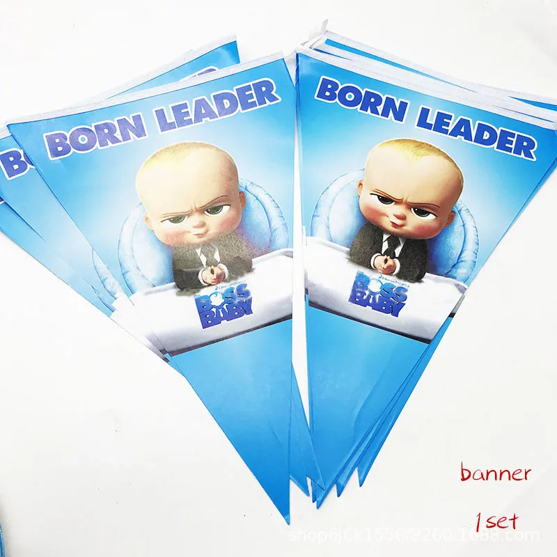 Boss Baby День рождения украшения набор одноразовой посуды с рисунком из мультфильма «Мой маленький босс вечерние поставки Baby Shower вечерние Декор - Цвет: No.3