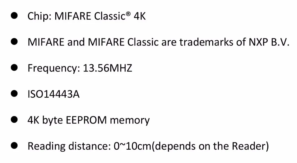 13 56 МГц MIFARE Classic 4k пустая карта NFC тонкая ПВХ Карта ISO14443A смарт карты IC ключ системы