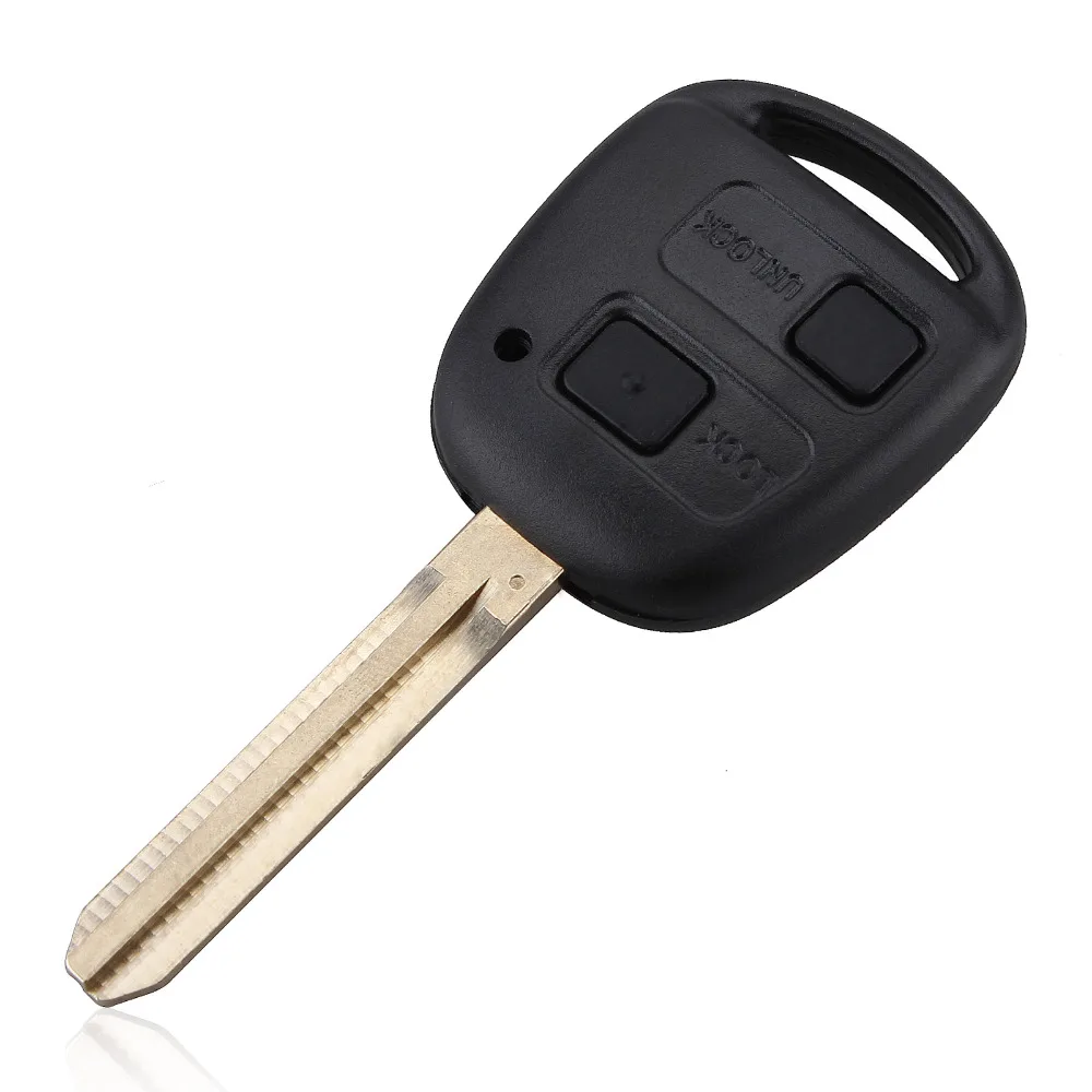 2 кнопки Автомобильный ключ чехол для Toyota Corolla / RAV4 Prado Yaris Camry + Кнопочный корпус