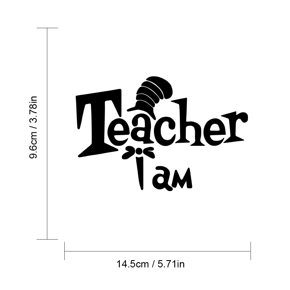 I'm a teacher Автомобильная наклейка Доберман украшение для стайлинга автомобиля