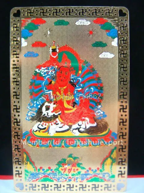 Тибет Богатство Бог Амулеты карта/фэншуй талисман|card card|talisman amulet |