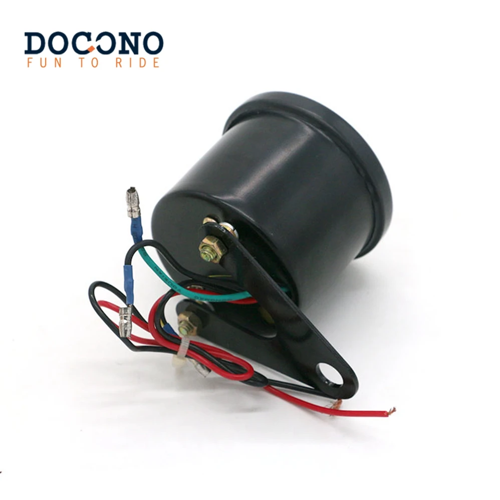 Хром и черный мотоцикл одометр спидометр тахометр Спидометр LED подсветка км/ч