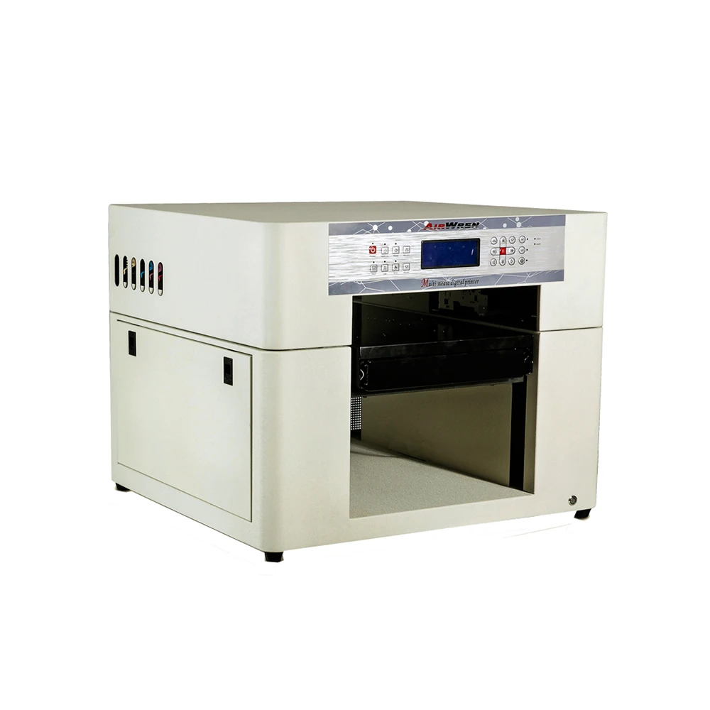 Print cylinder directly airwren white AR-LED Mini4 add height and lenght transparent glass printing machine uv printer