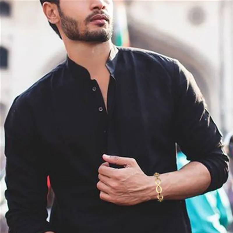 Мужской браслет из нержавеющей стали с застежкой и сумкой|bracelet men|fashion bracelet menbracelet