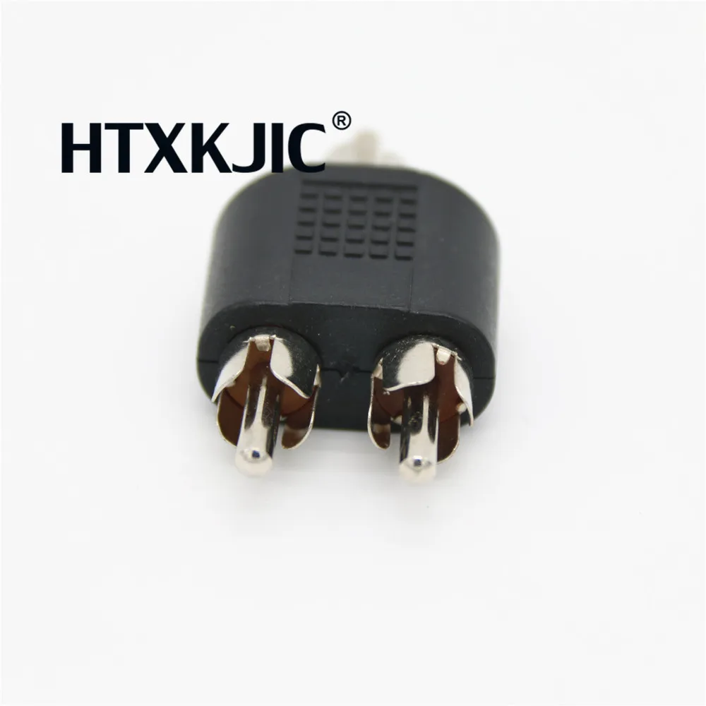 Высокое качество Новый RCA Джек Y сплиттер AV Аудио Видео разъем адаптер 1 папа к 2
