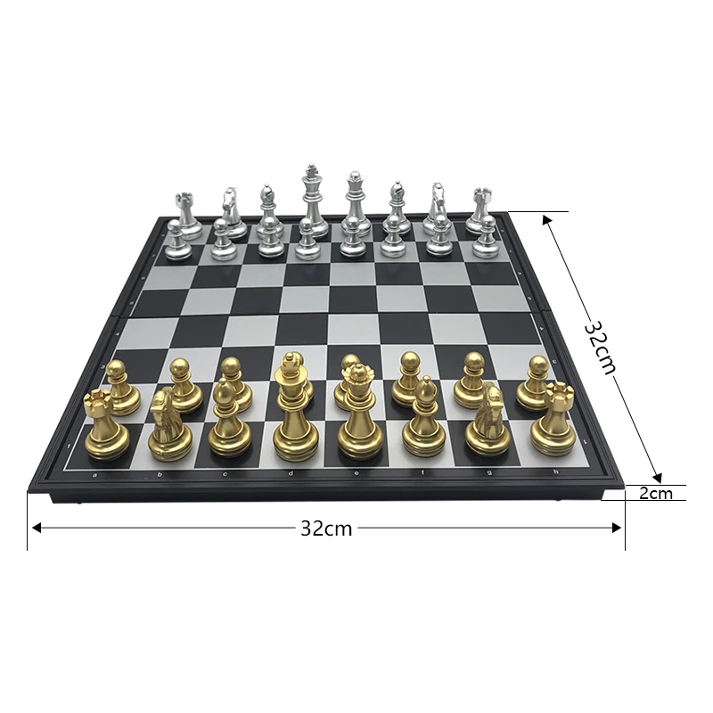 Chess Silver Gold Magnetic