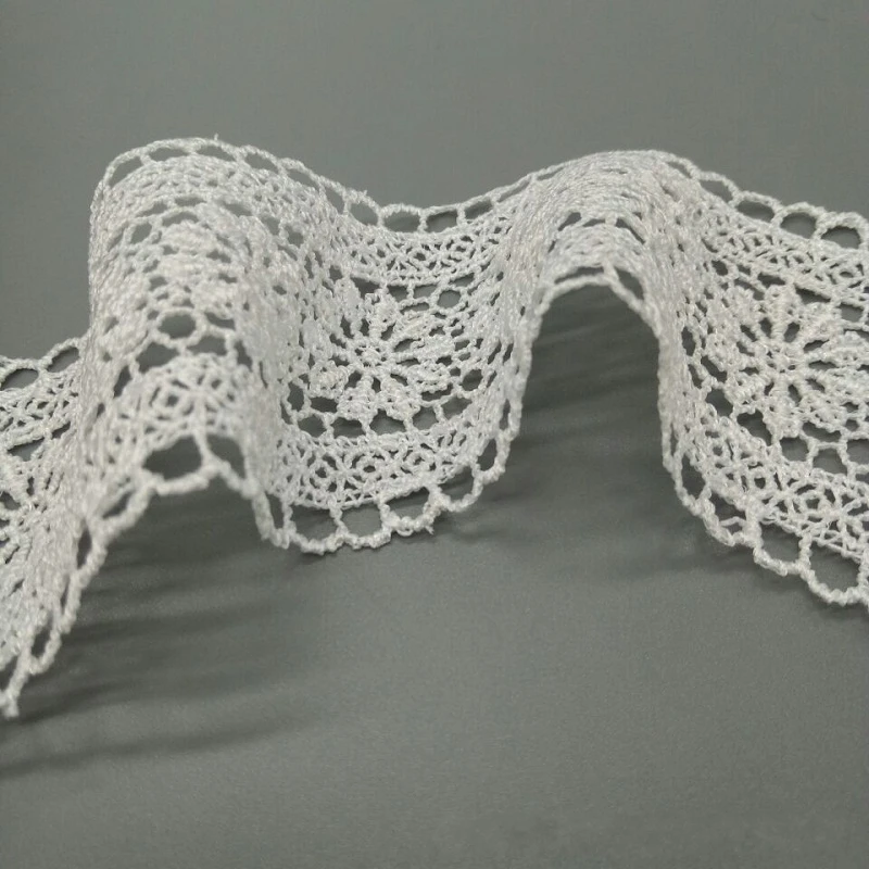 5cm Lace DIY Apparel Sewing &amp Fabric White Trimming Gift Packaging Ribbon | Дом и сад