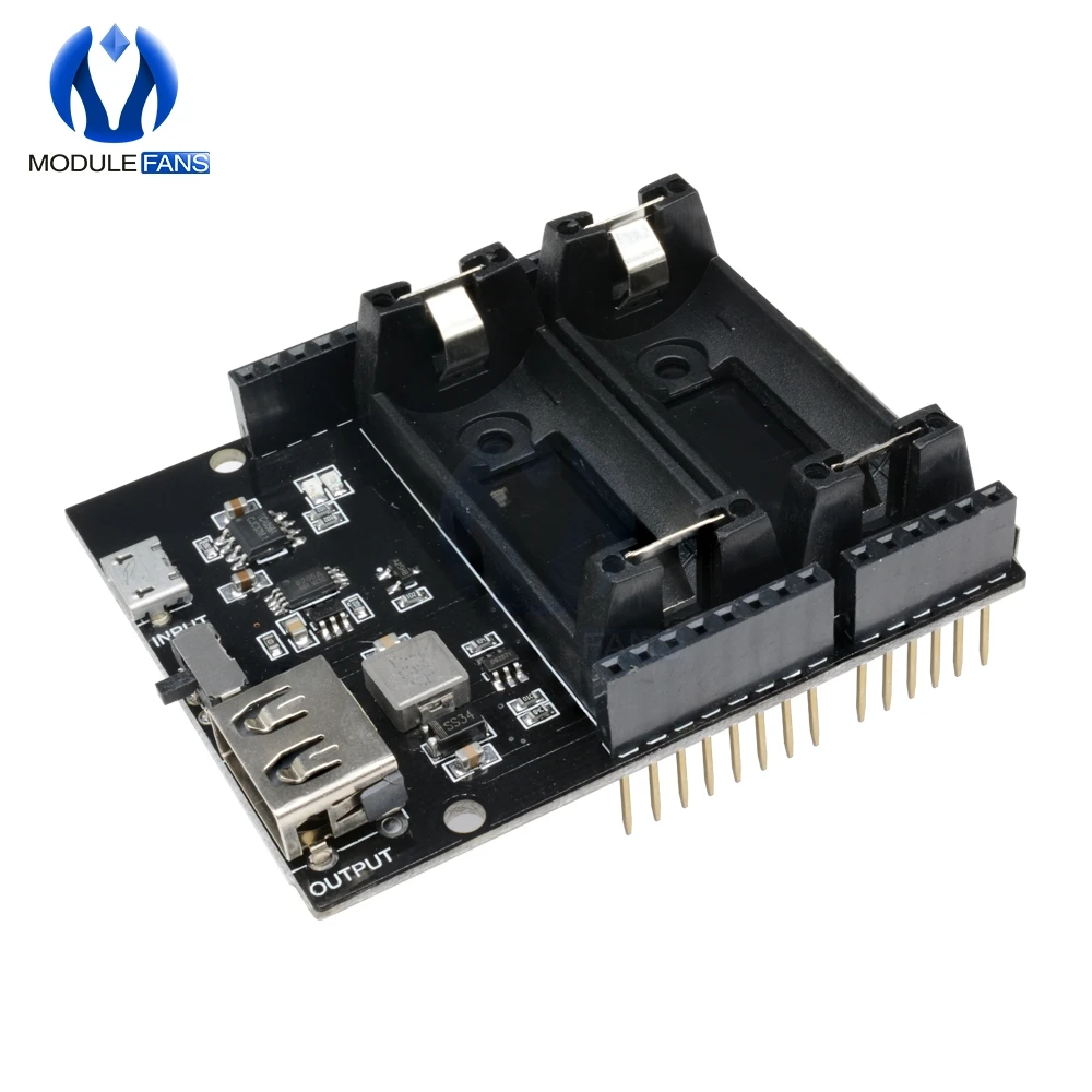 ESP8266 ESP32 2 Двойной 16340 перезаряжаемый литиевый аккумулятор зарядное устройство