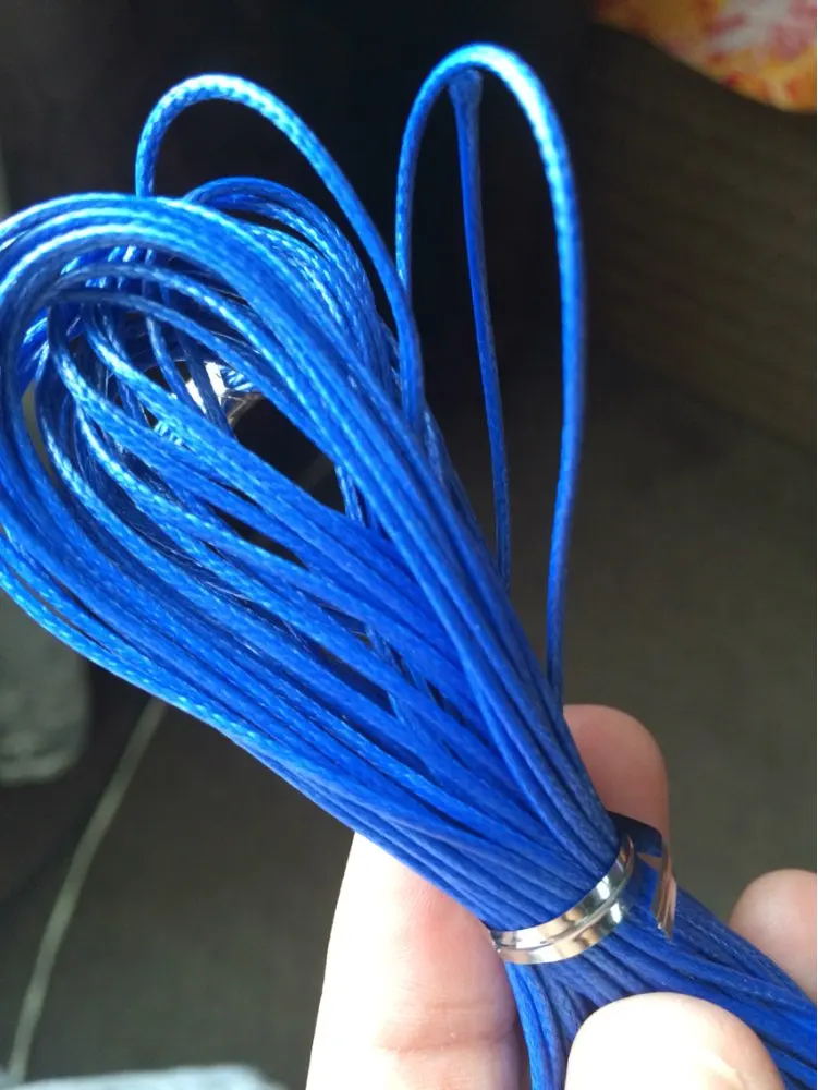 10 м/шт. лента из полиэстера с вощеной нитью диаметром 1 мм|waxed thread|cord stringpolyester cord |
