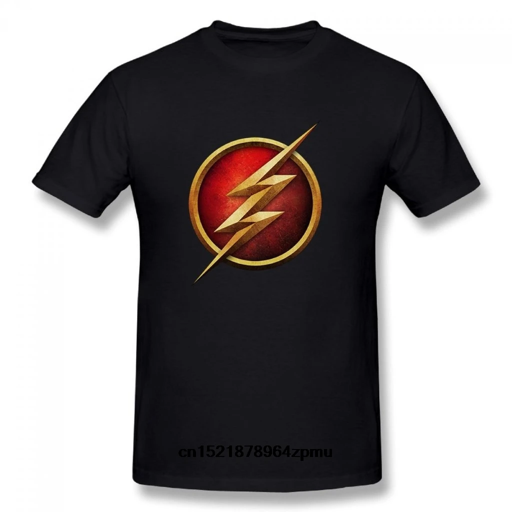 Men T shirt SF the flash Cotton Short Sleeve funny t-shirt novelty tshirt women | Мужская одежда