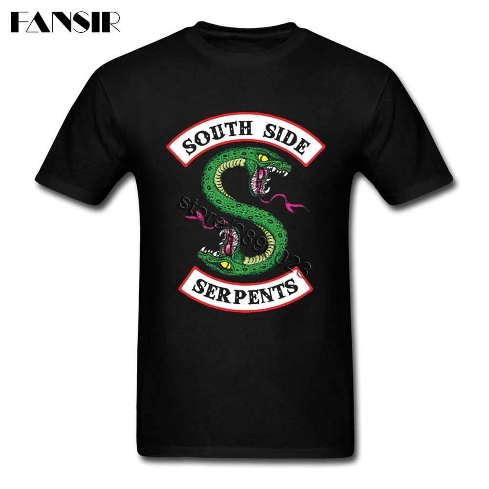 Ривердейл для мужчин футболка отличные футболки мужской 100% хлопок короткий