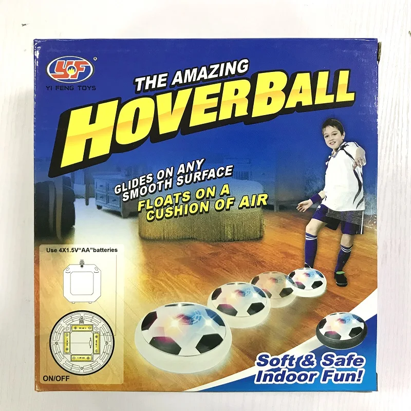 2018 Popular Hover Ball LED Light Flashing Air Power Soccer Disc Indoor Football Toy Multi-Surface Hovering Gliding Toys | Игрушки и