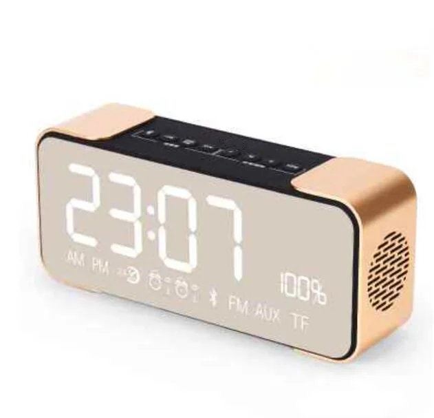 4 2 мини Bluetooth аудио функция колонки MP3 карты зеркало дисплей Будильник FM радио
