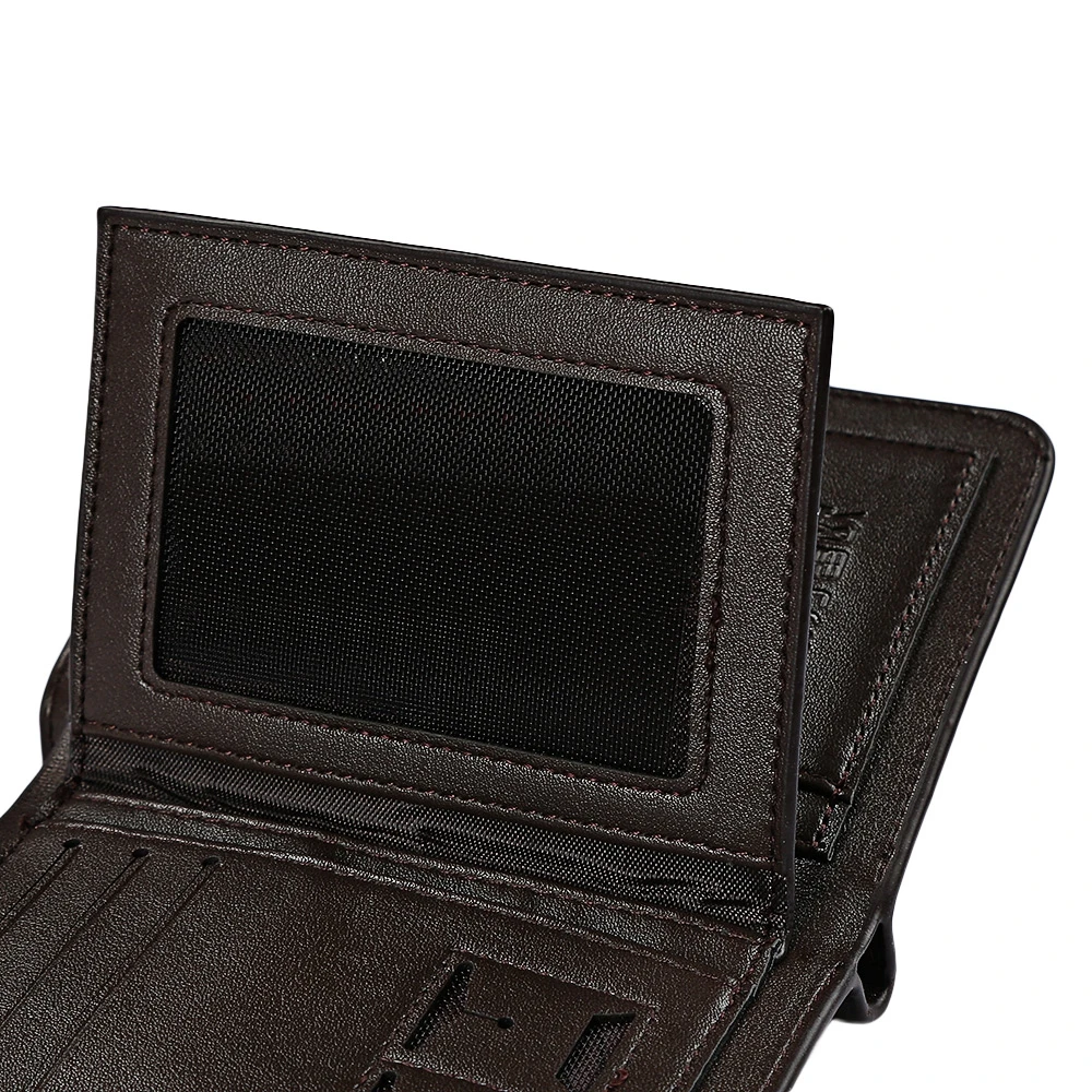 PU Бумажник Мужчины Повседневная Мода Короткие Кошельки для Монет Держателя