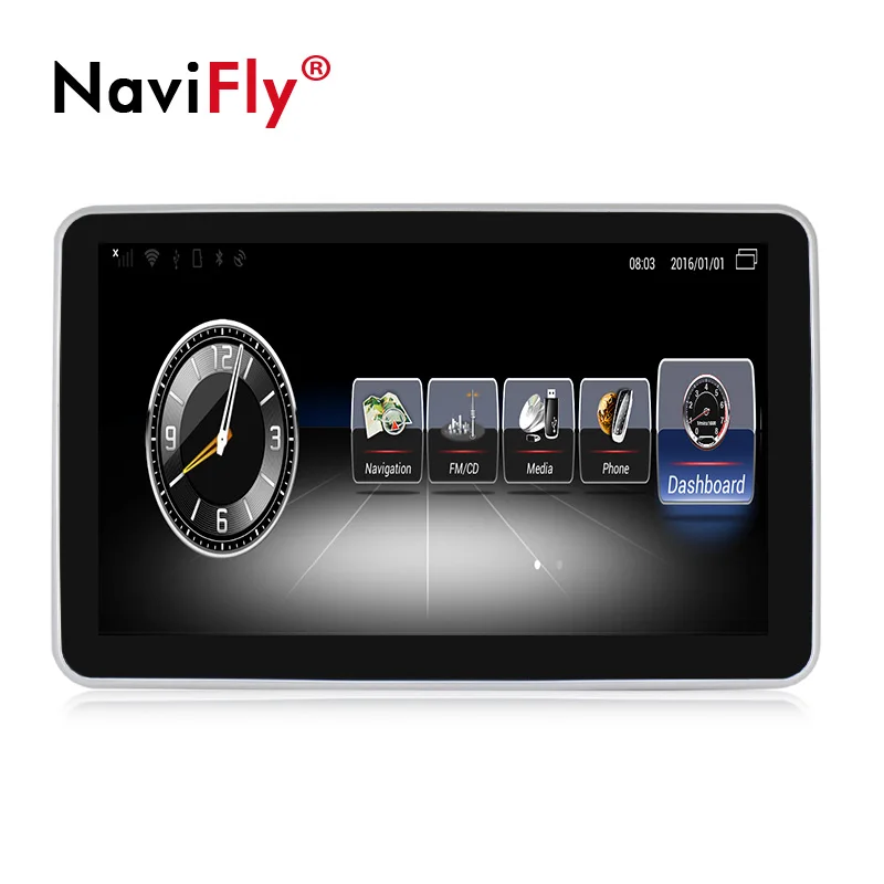 Navifly 9 ''полный сенсорный экран 4G SIM Автомобильный GPS радио FM кассета для Mercedes
