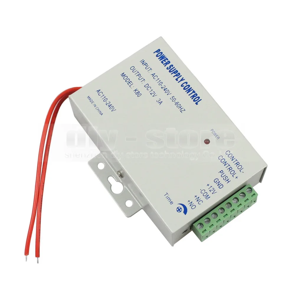 DIYSECUR W1 Complete RFID Access Control System Kit Set + Electric Door Lock Cards Power Supply | Безопасность и защита