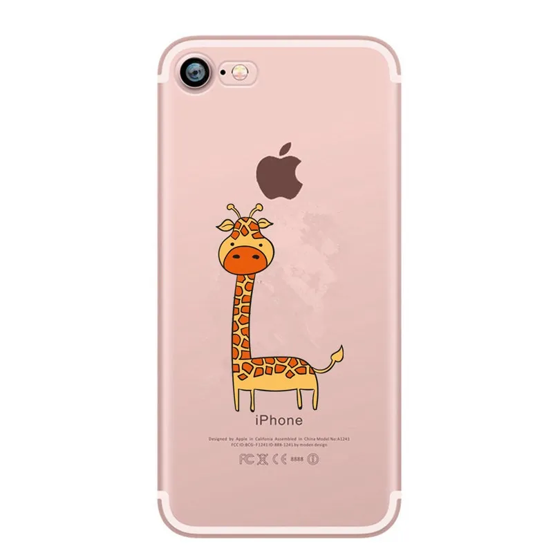 Роскошный ультра тонкий чехол для iphone аксессуары 7 8 Чехол симпатичный мультяшный