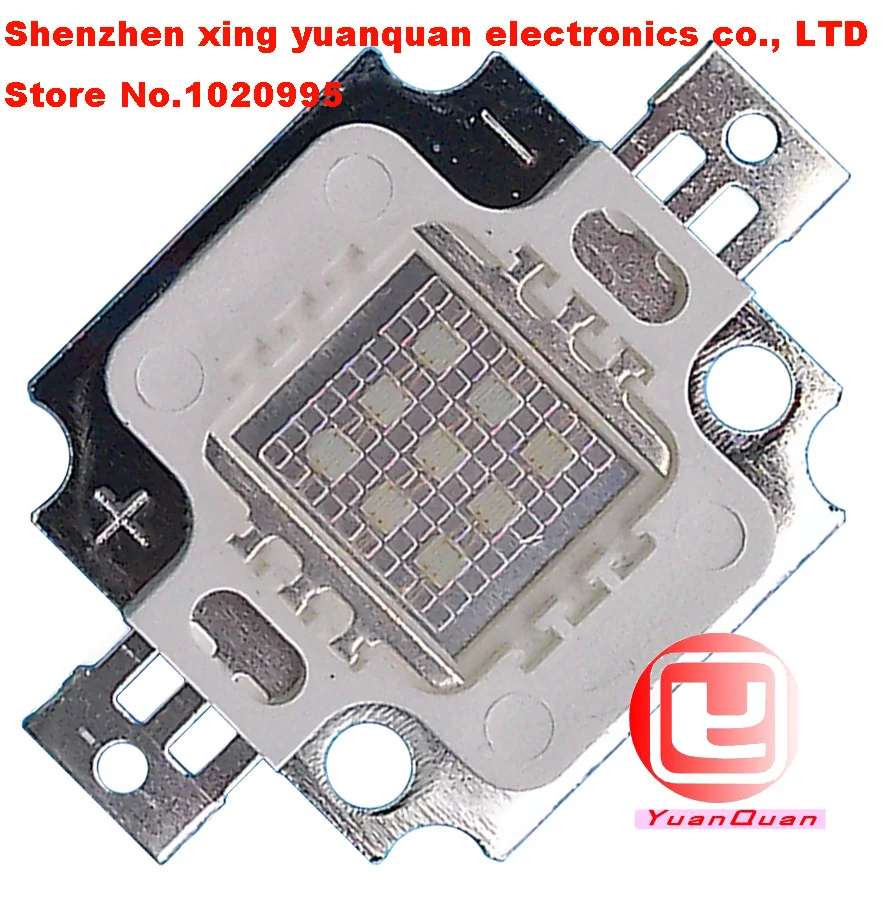 Бесплатная доставка высокая мощность 10 Вт светодиодный чип 550LM ~ 650LM шт./лот