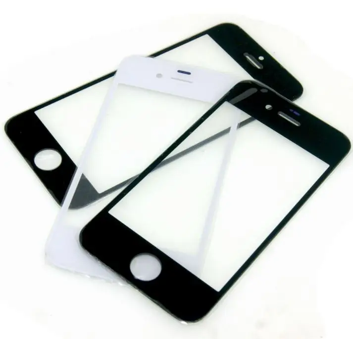 200 шт. стеклянная внешняя линза для iphone 4 5 6 7 plus черного белого цветов fedex ups SPSR |