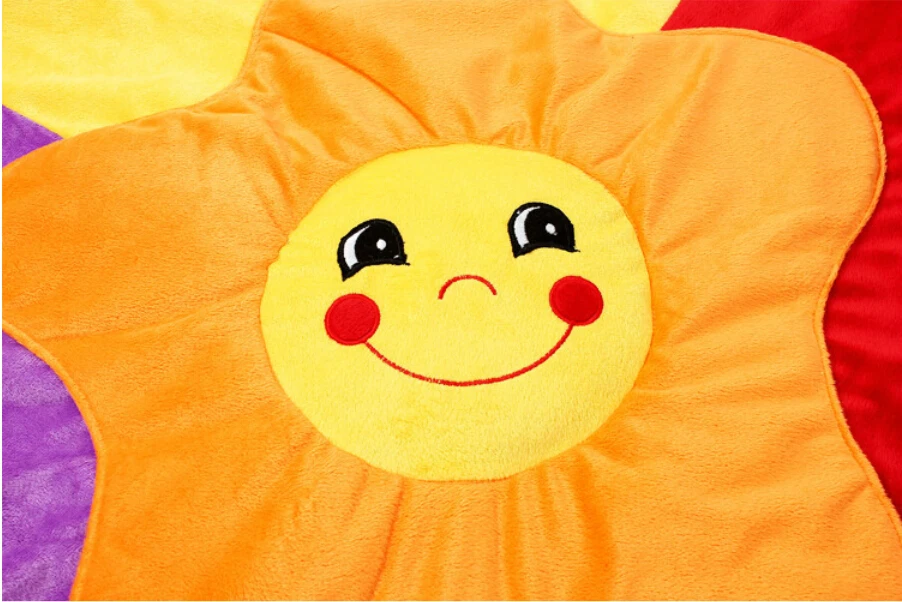 Детская игрушка гимнастический коврик для игры покрывало плед мягкий сенсорный