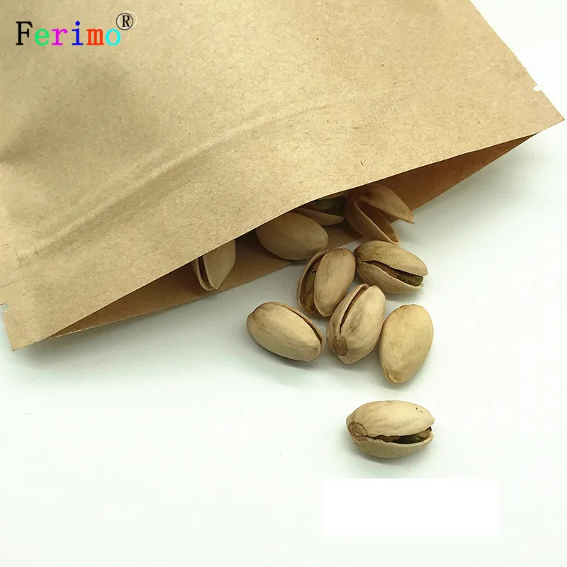 Прозрачный и высококачественный пакет из крафтовой бумаги для пищевых продуктов