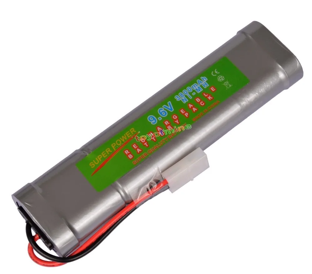 

1x 9.6V NiMH 3800mAh Super Power Rechargeable Battery Pack Car Tamiya Plug