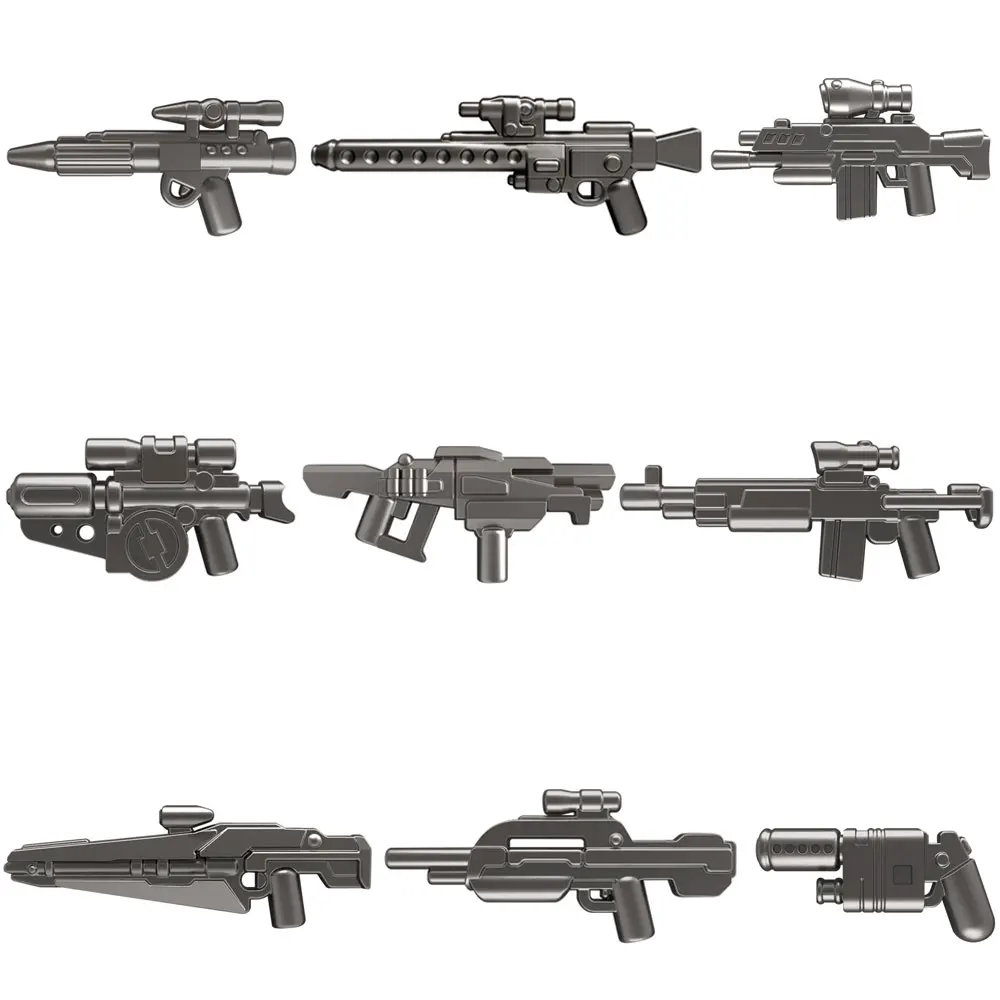 Guns Trek Halo Звёздные войны научная фантастика будущее оружие пакет для MOC части строительные блоки игрушки для детей