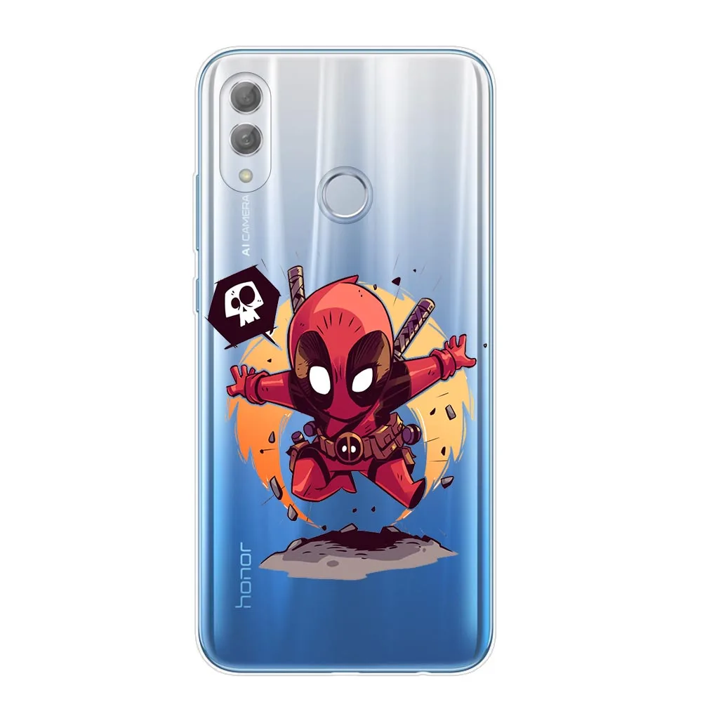 Роскошный чехол для телефона с героями Marvel и Мстителями, чехол для huawei Honor 9 10 20 Lite Pro 10i 8X 8C 6X 7X, мягкий ТПУ чехол-накладка s Etui