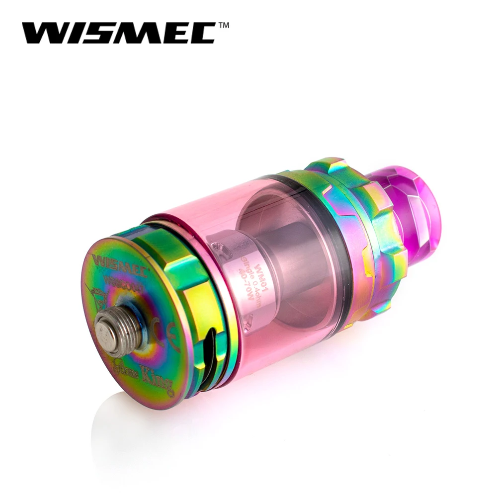 Оригинальный атомайзер Wismec GNOME King 2 мл с катушкой на голову WM01 0 4 Ом/1 15 Ом для бака