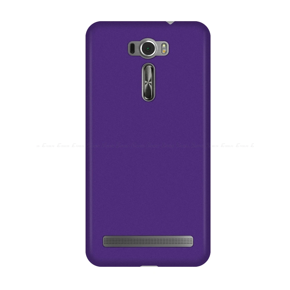 Фиолетовый Матовый Жесткий Пластиковый Чехол для телефона Asus ZenFone 2 Laser Deluxe ZE550ML ZE551ML ZE601KL ZE550KL ZE551KL ZE500KL матовая задняя крышка - Цвет: Фиолетовый